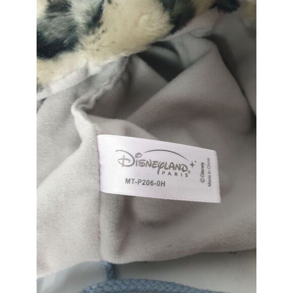 Vintage Disneyland Paris Leopard Print Faux Fur Minnie Mouse Ears Hat Pom Poms - Picture 6 of 6